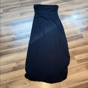 Black maxi dress
